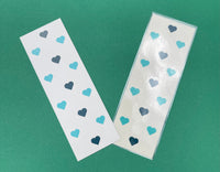Bookish Hearts Classic Bookmark