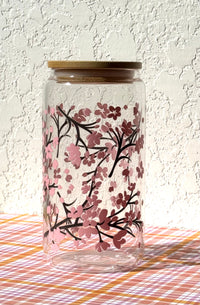 "Sakura in Bloom" Glass Tumbler