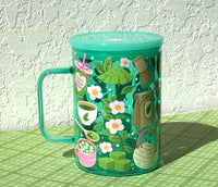 "Matcha Made in Heaven" Mint Green Glass Tumbler